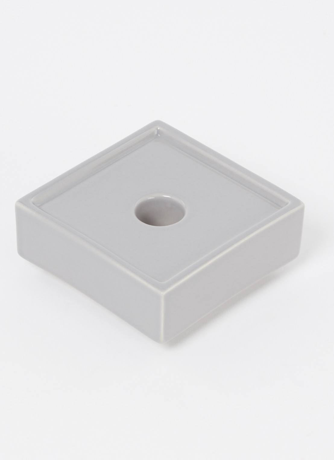 Hay Mattone kandelaar 4 cm - voorkant 2 lichtgrijs
