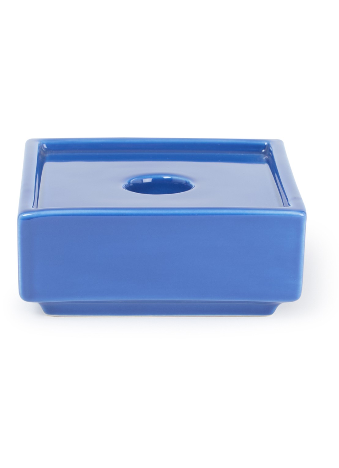 Hay Mattone kandelaar 4 cm - voorkant blauw