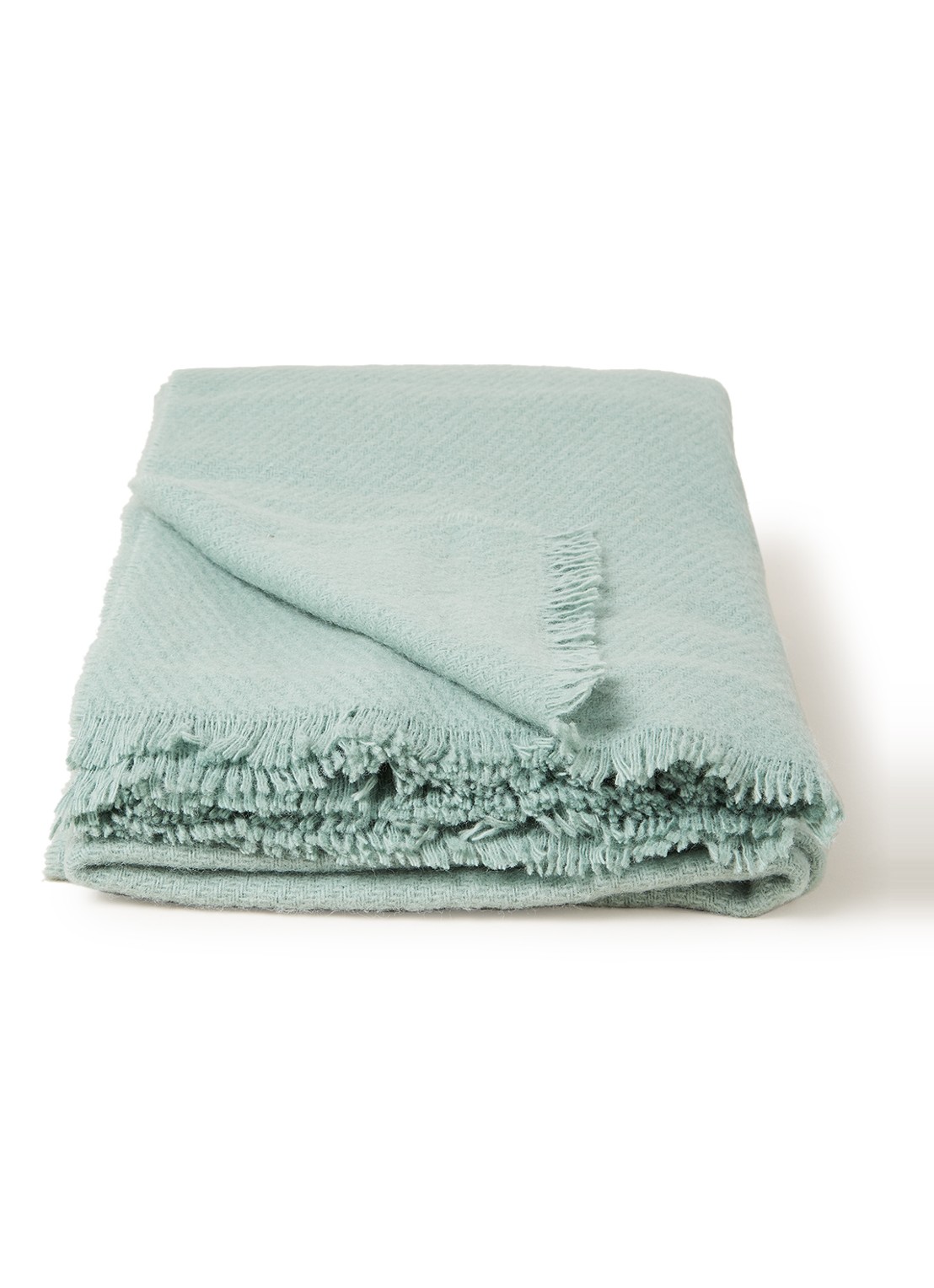 Hay Mono Blanket plaid van wol 180 x 130 cm - voorkant 3 groen