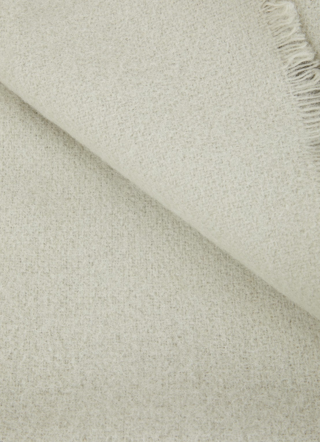 Hay Mono plaid van wol 130 x 180 cm - detail lindegroen