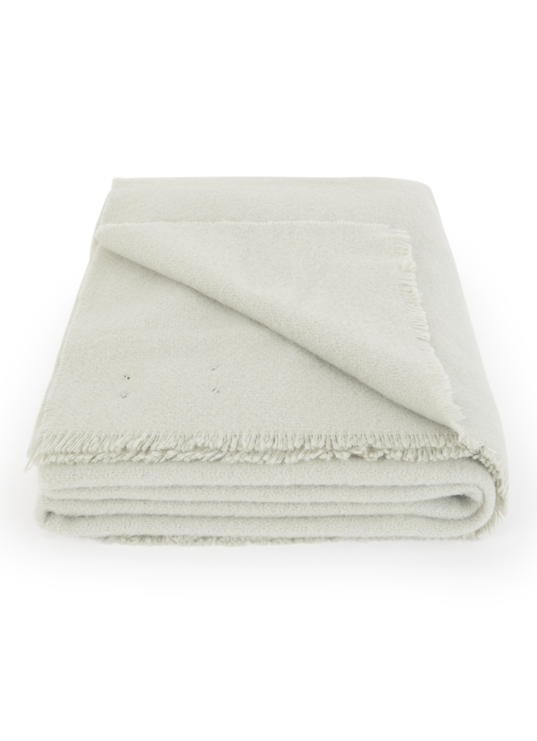 Hay Mono plaid van wol 130 x 180 cm - voorkant 2 lindegroen
