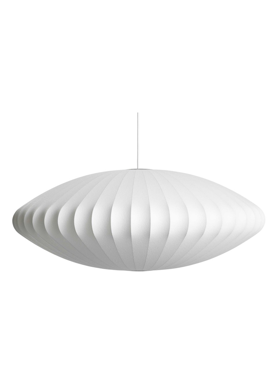 Hay Nelson Saucer Bubble L hanglamp Ø89cm - voorkant wit