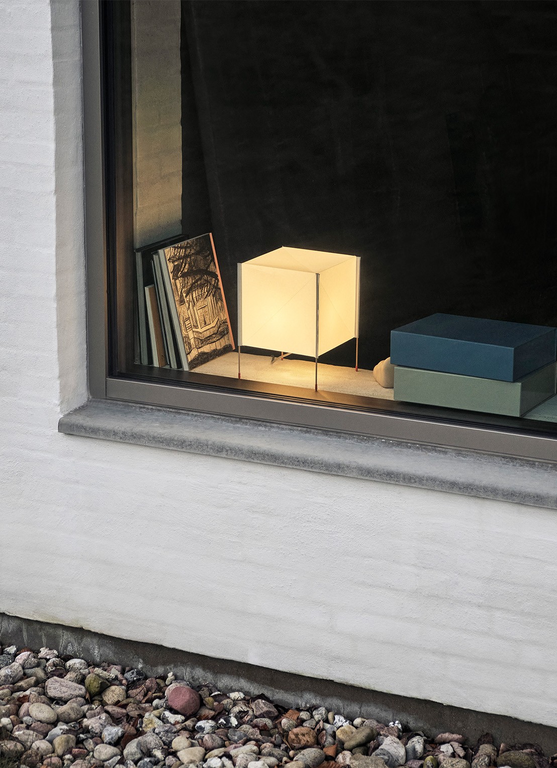 Hay Paper Cube vloerlamp 36 x 36 cm - detail 4 wit