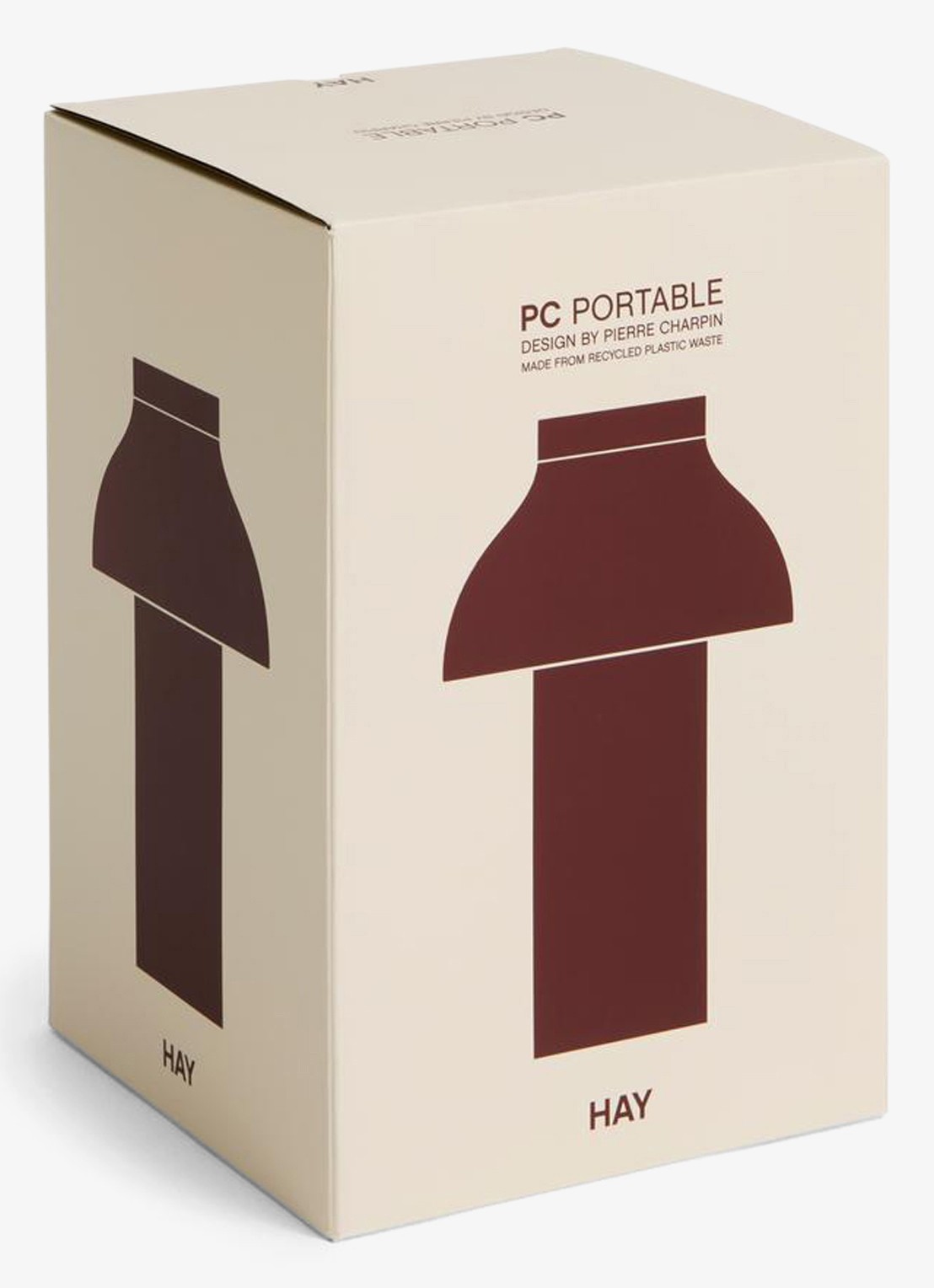 Hay Pc portable lamp no 2 - voorkant 3 rood