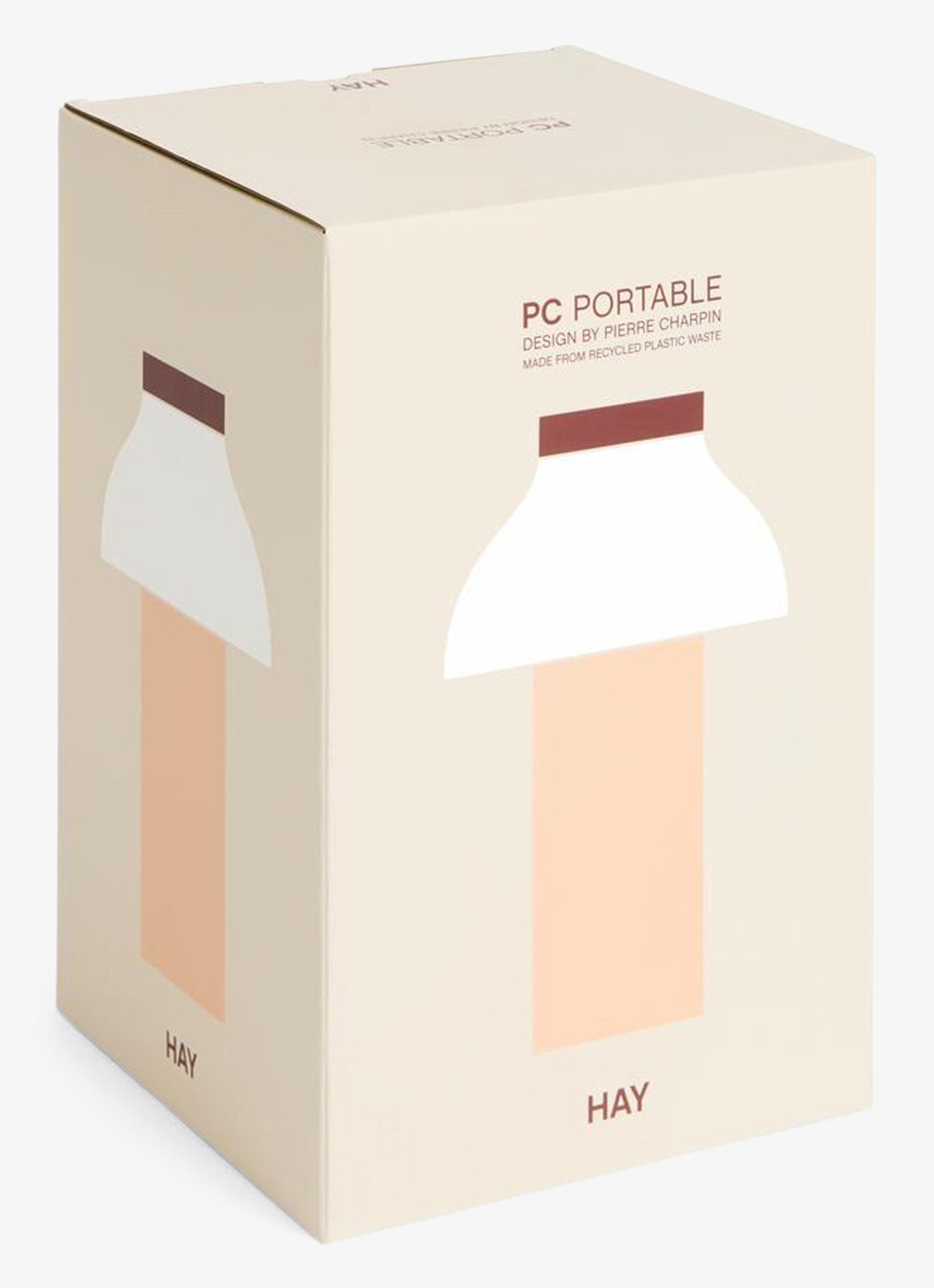 Hay Pc portable lamp no 2 - voorkant 2 roze