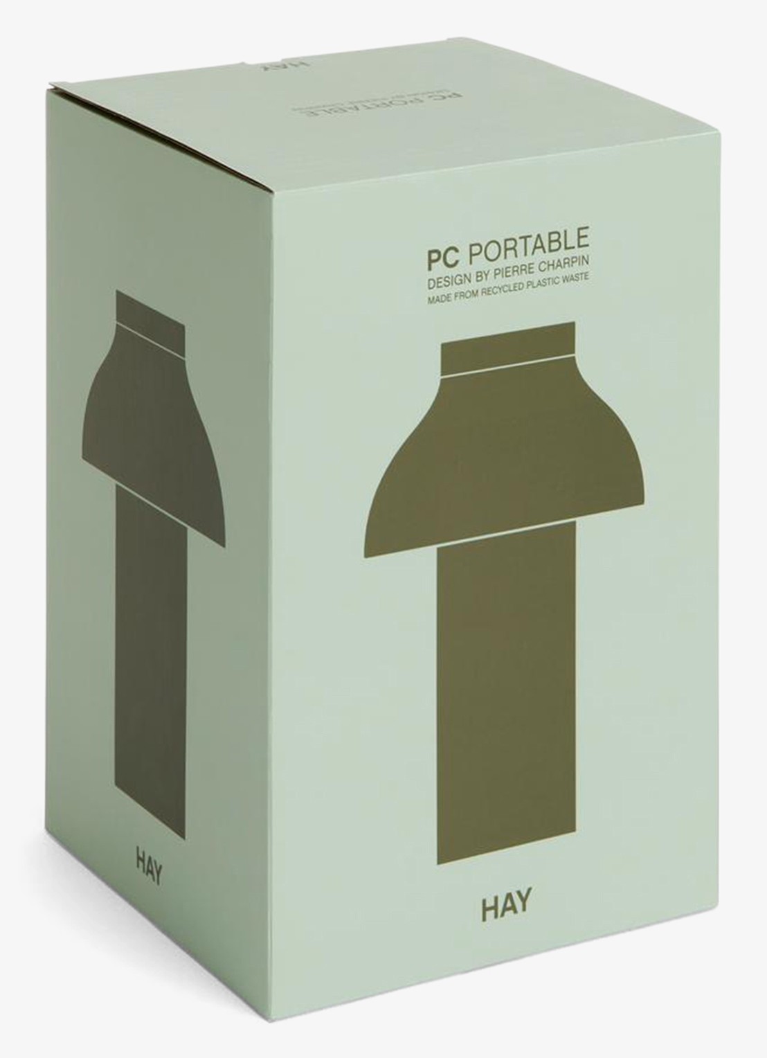Hay Pc portable lamp no 2 - voorkant 2 olijfgroen