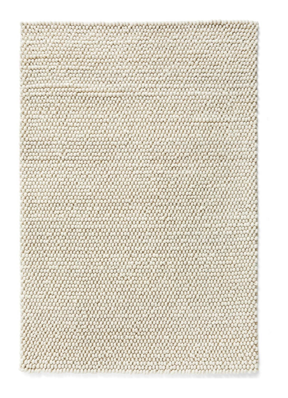Hay Peas vloerkleed 140 x 200 cm - voorkant creme