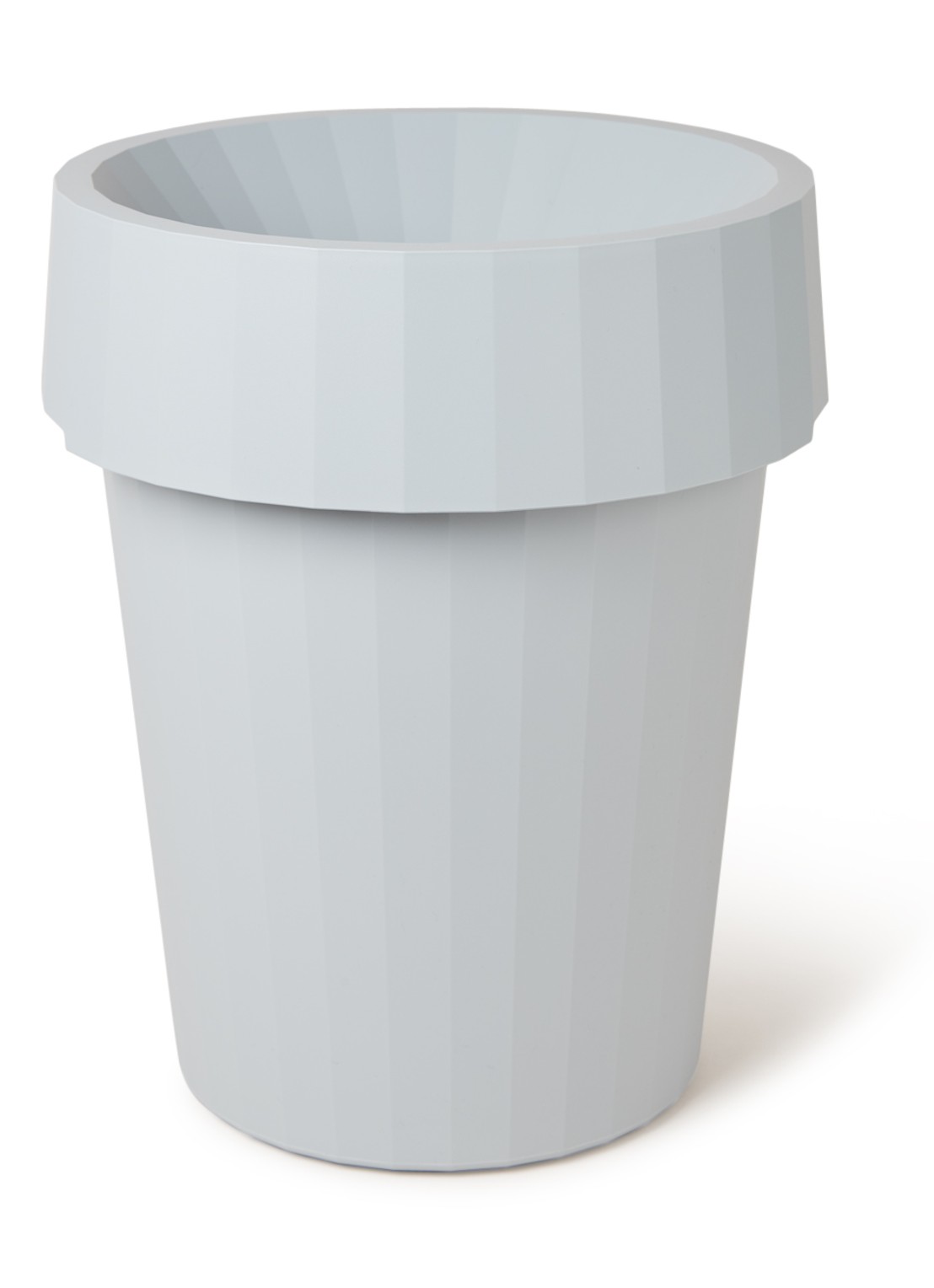 Hay Shade Bin prullenbak 14 liter - voorkant 2 lichtgrijs