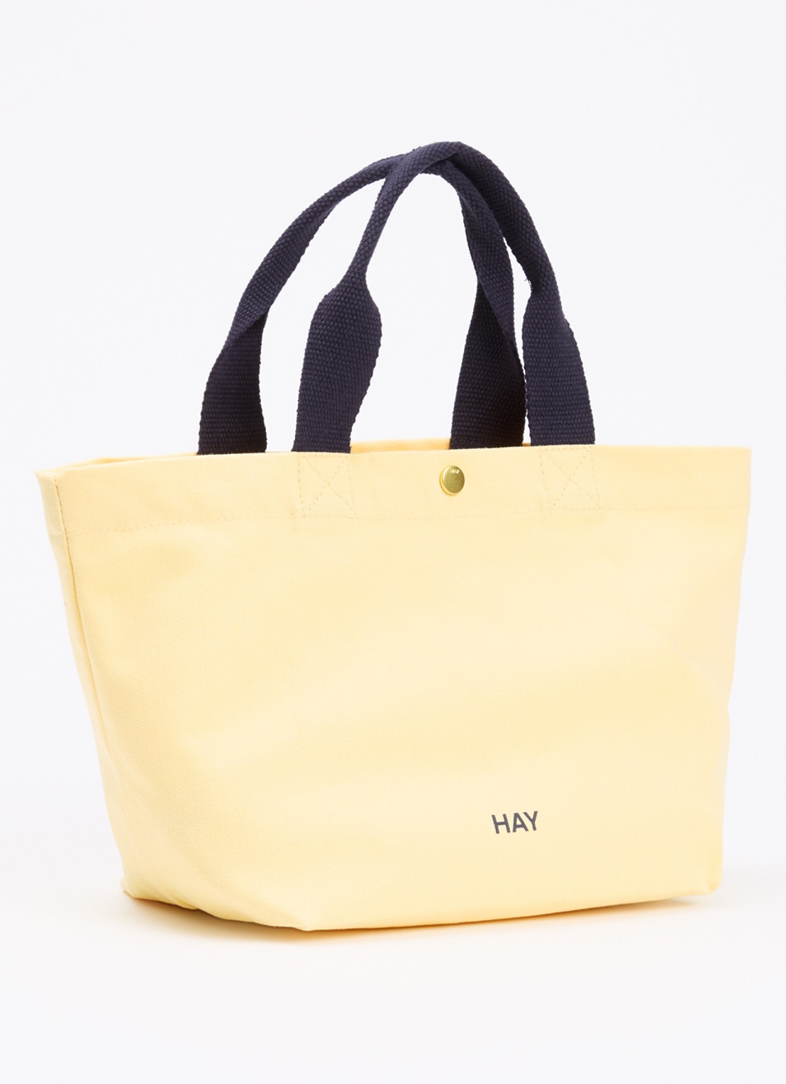 Hay Shopper met logo - achterkant geel