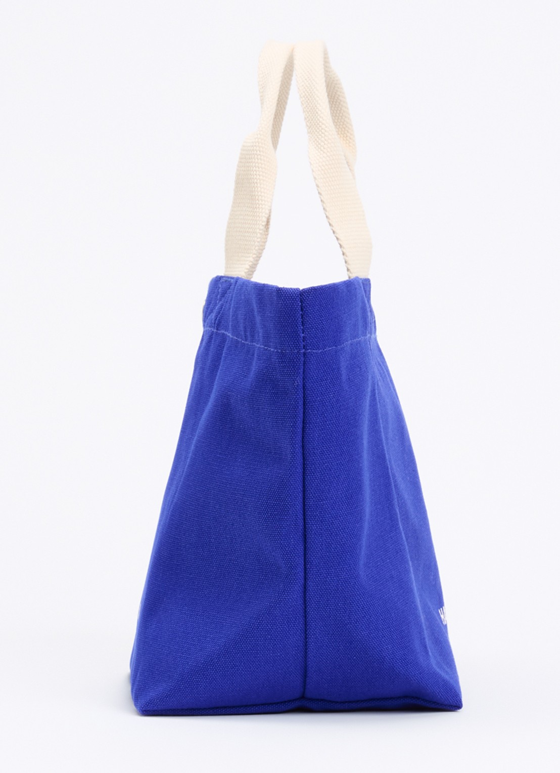 Hay Shopper met logo - detail 3 kobaltblauw