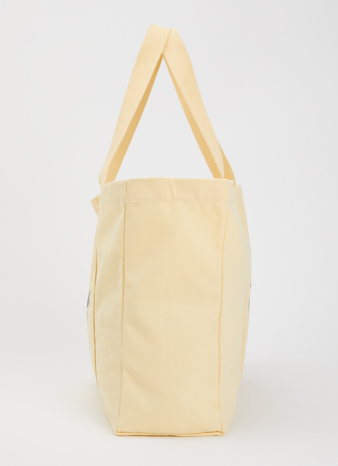Hay Shopper met logo - detail 2 vanillegeel