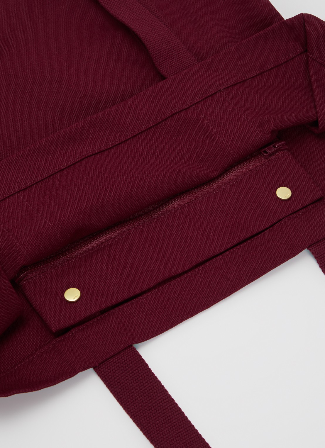 Hay Shopper met logo - detail 3 bordeauxrood