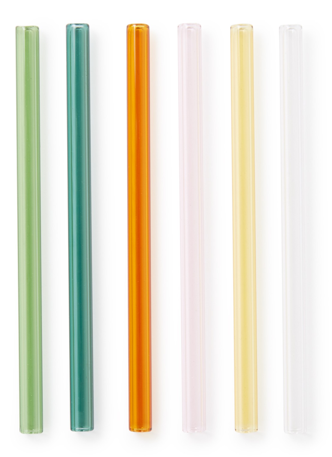 Hay Sip Cocktail rietjes van glas set van 6 - voorkant undefined