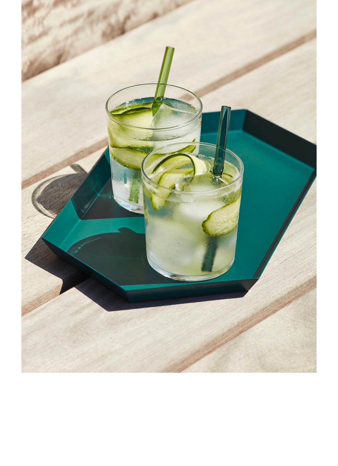 Hay Sip Cocktail rietjes van glas set van 6 - voorkant 2 undefined