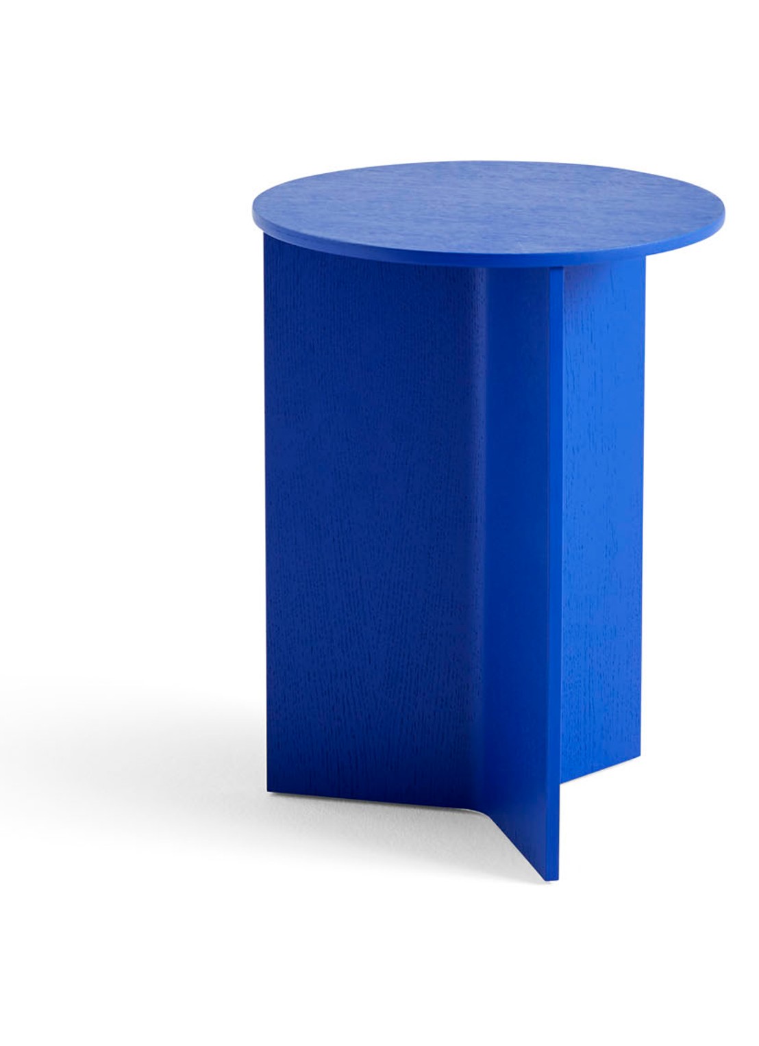 Hay Slit bijzettafel 35 x 35 cm - voorkant kobaltblauw