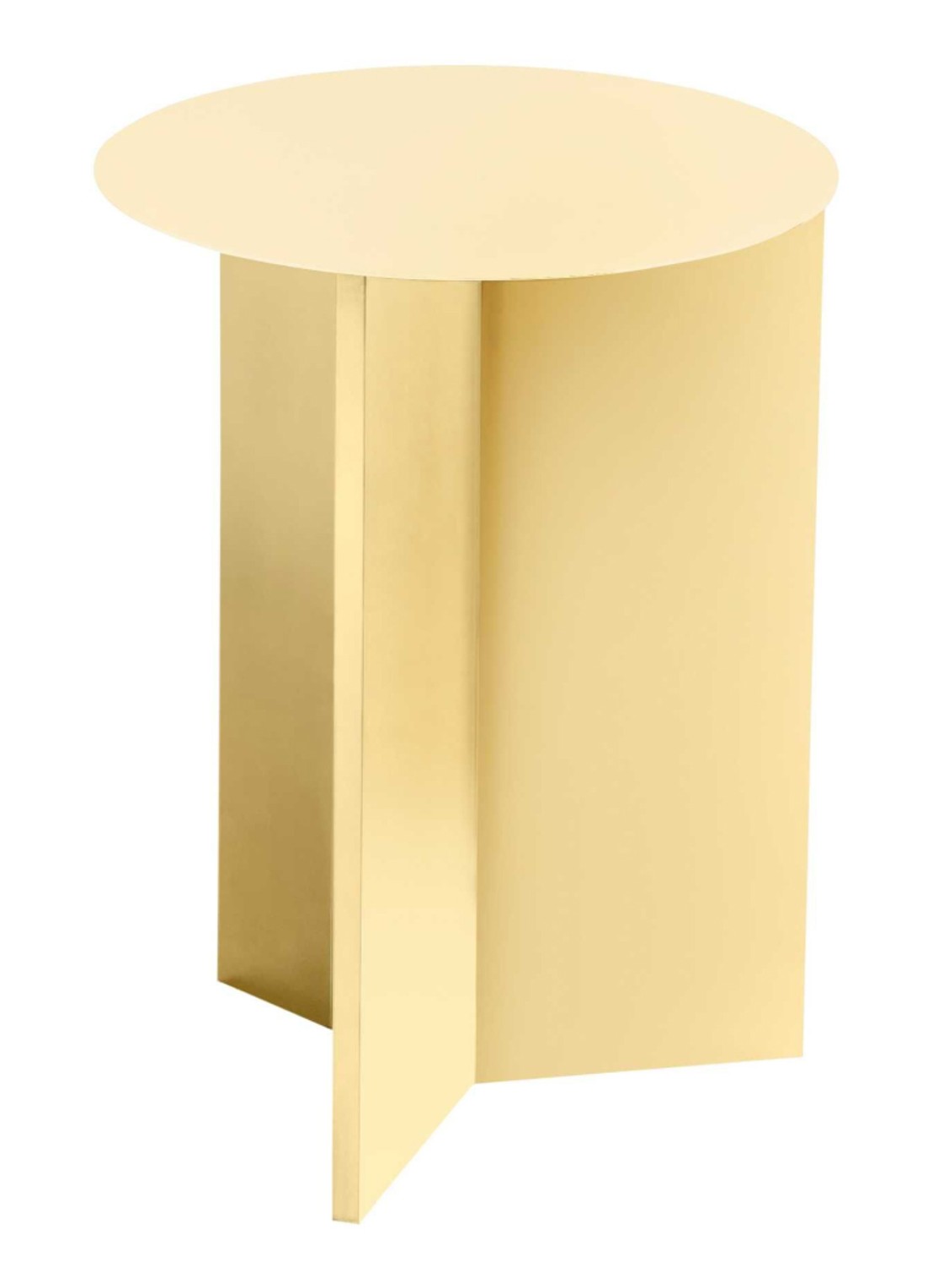 Hay Slit tafel hoog  - voorkant geel