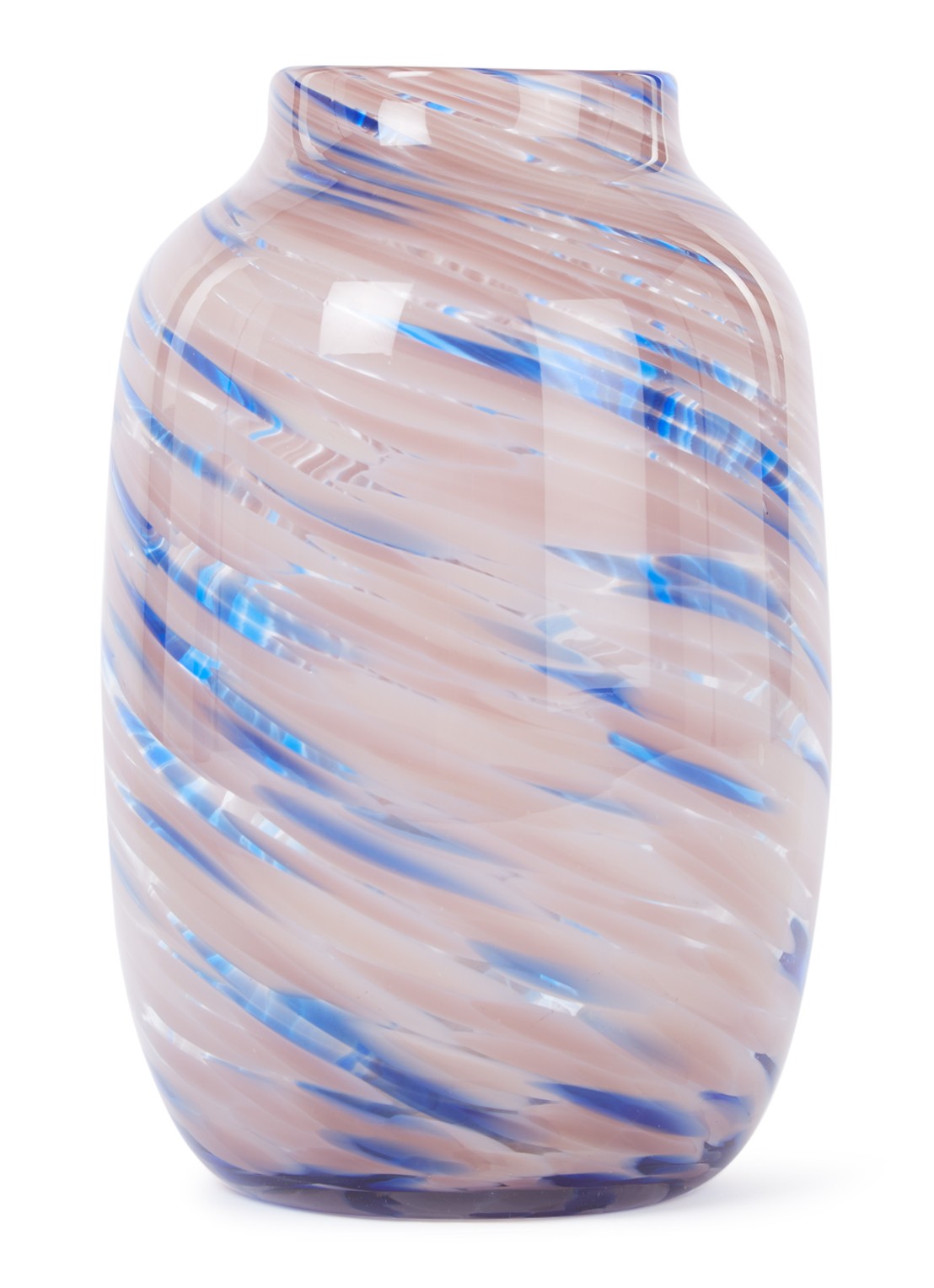 Hay Splash vaas large 30 cm - voorkant 2 lichtroze