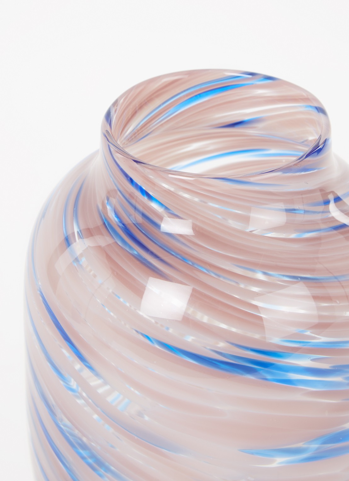 Hay Splash vaas large 30 cm - voorkant 3 lichtroze