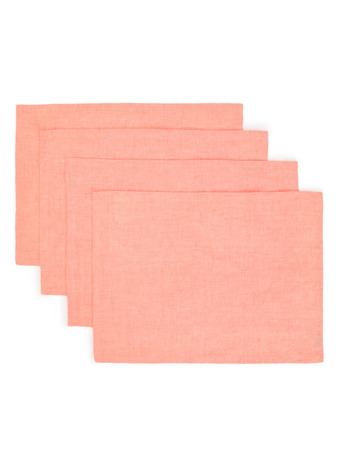 Hay Tavolo servet 31 x 43 cm set van 4  - voorkant koraalroze