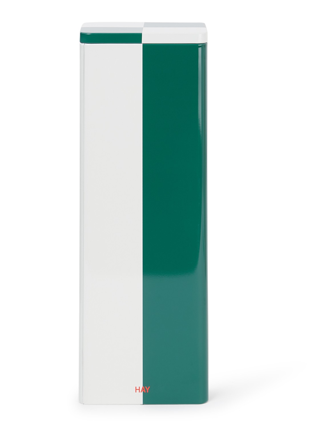 Hay Tin Container Slim blik - voorkant groen