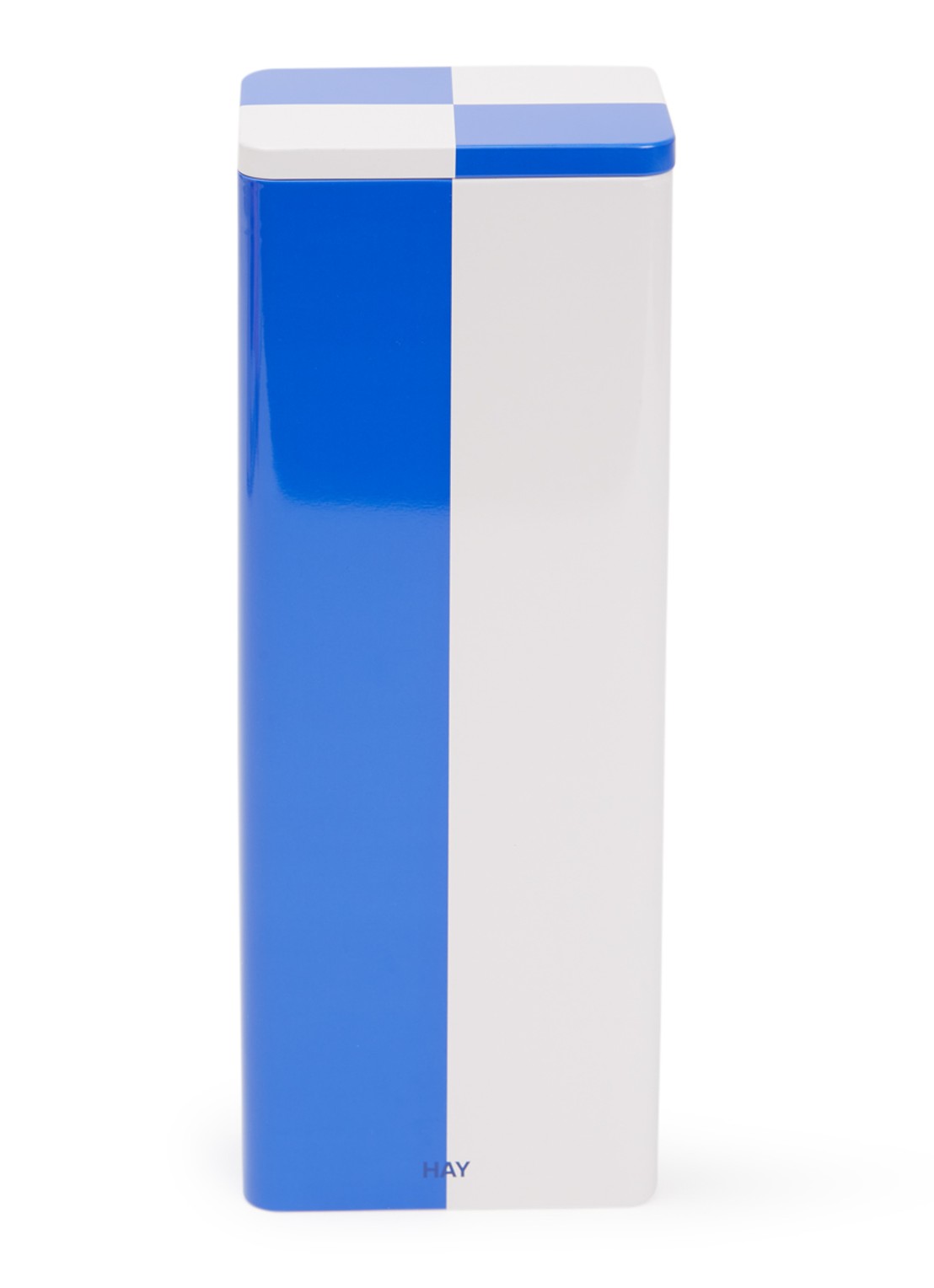Hay Tin Container Slim blik - voorkant donkerblauw
