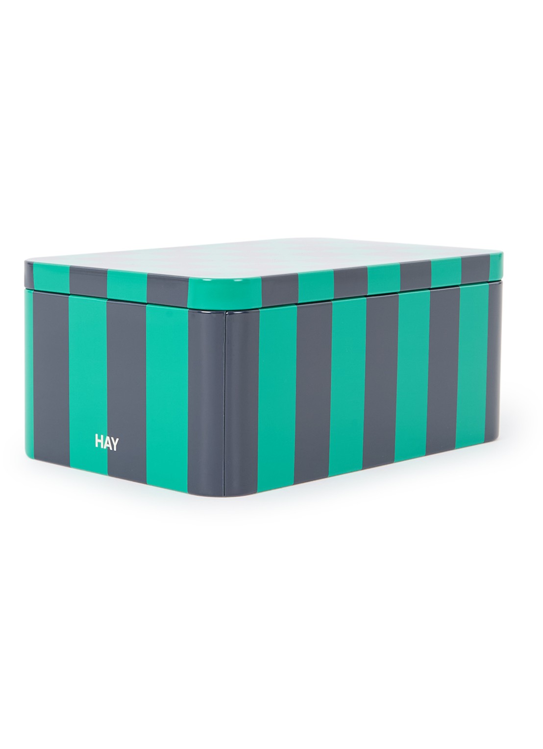 Hay Tin Container Small blik - voorkant 2 groen