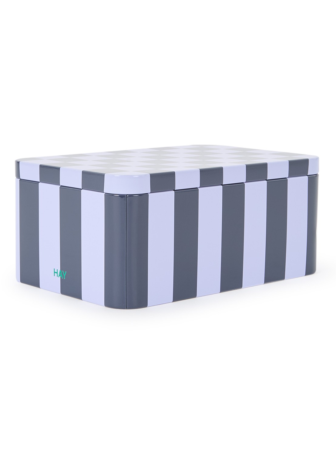 Hay Tin Container Small blik - voorkant lichtpaars
