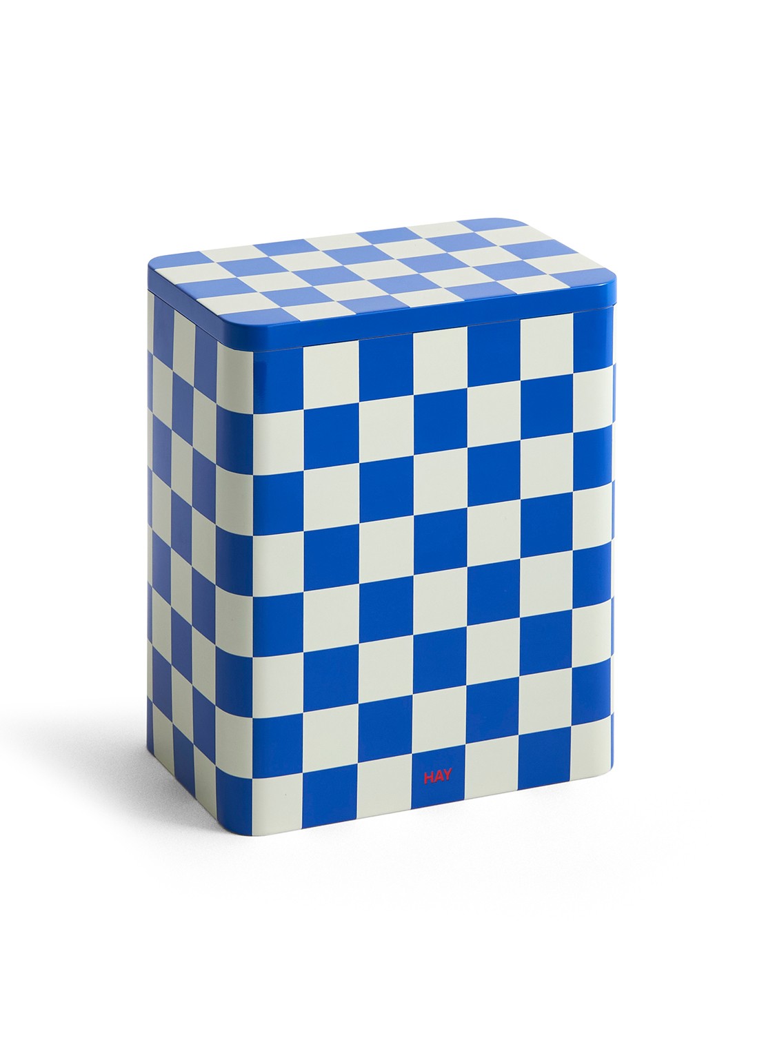 Hay Tin opbergblik Large 17 cm - voorkant 2 blauw