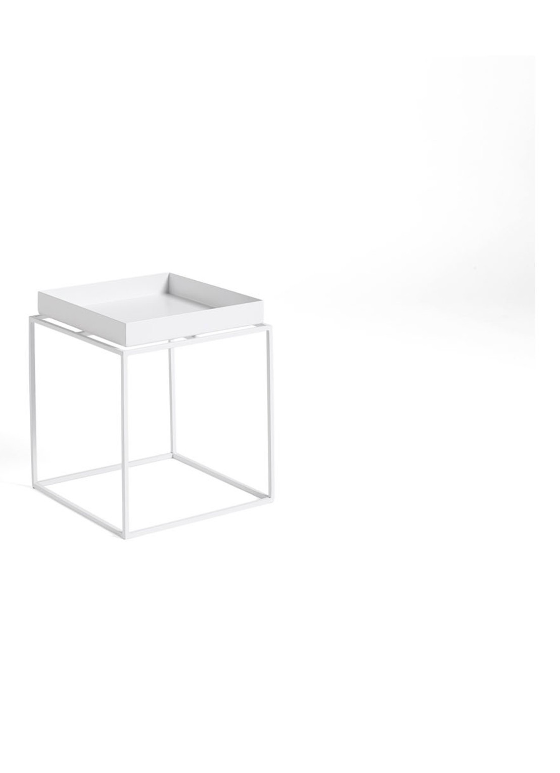Hay Tray S bijzettafel 30 x 30 cm - voorkant wit