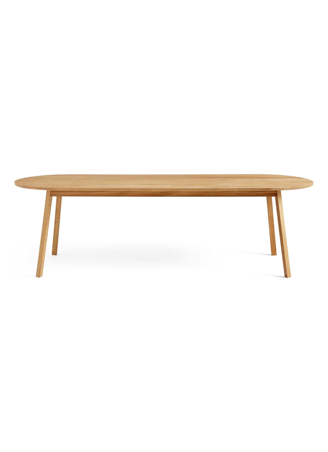 Hay Triangle Leg tafel 200 x 85 cm - voorkant beige