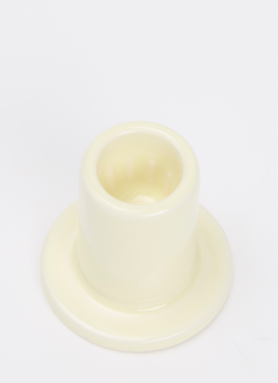 Hay Tube kandelaar 5 cm - voorkant 2 lichtgeel