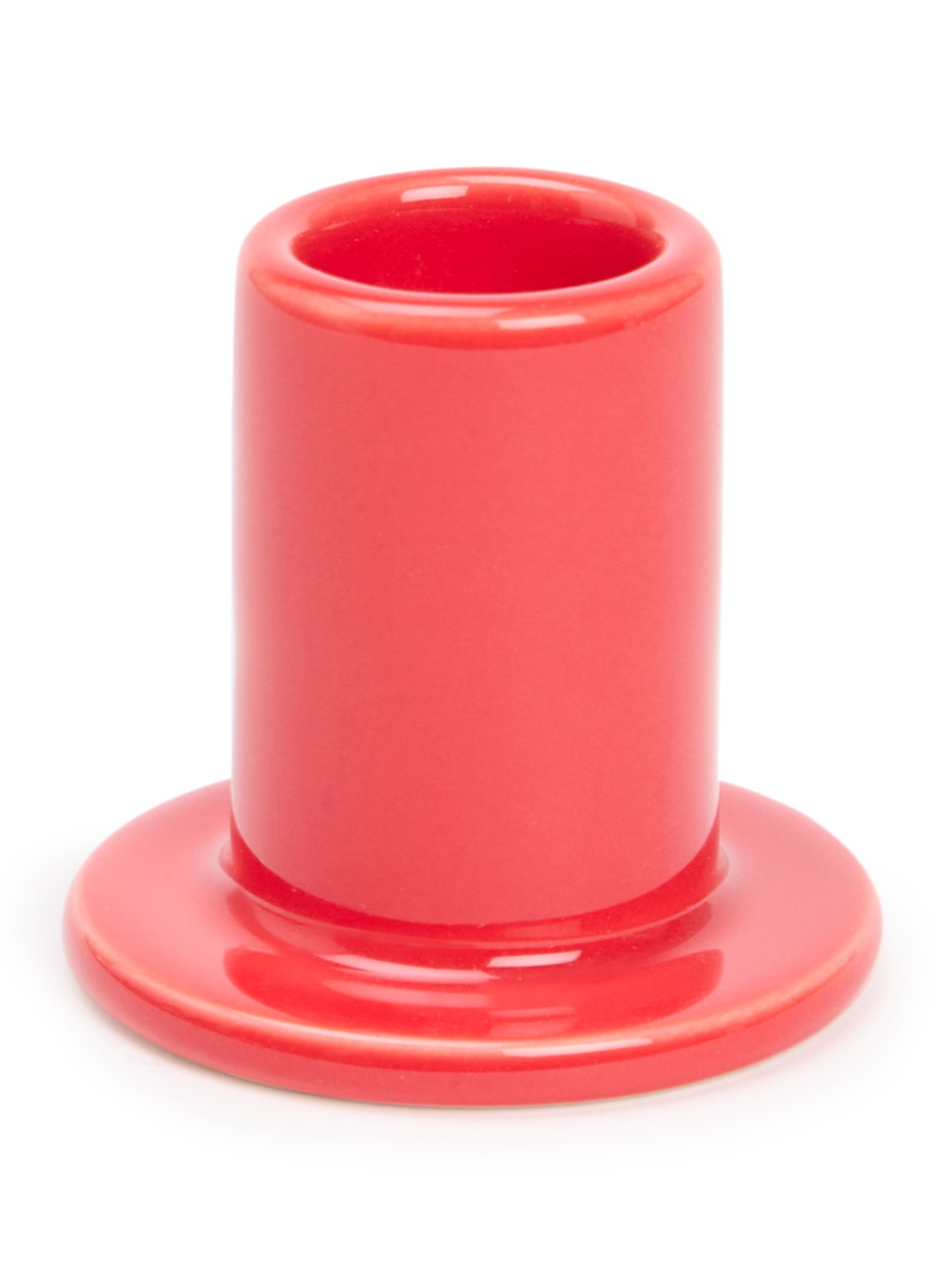 Hay Tube kandelaar 5 cm - voorkant rood