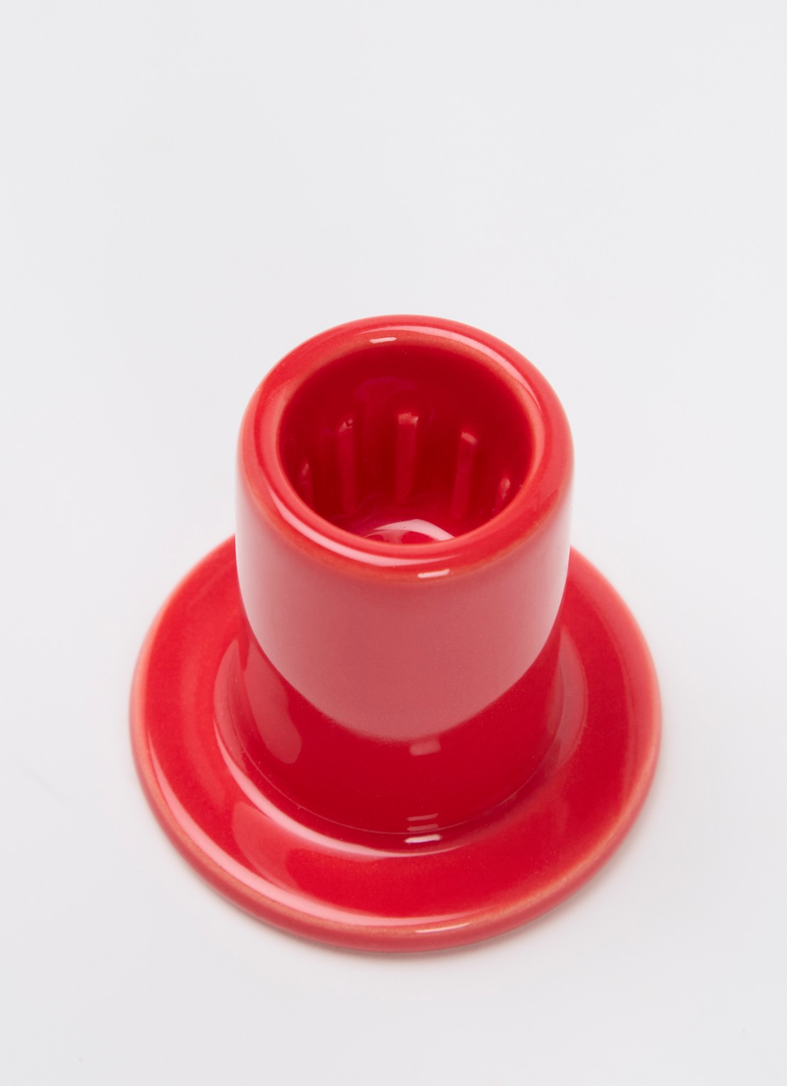 Hay Tube kandelaar 5 cm - voorkant 2 rood