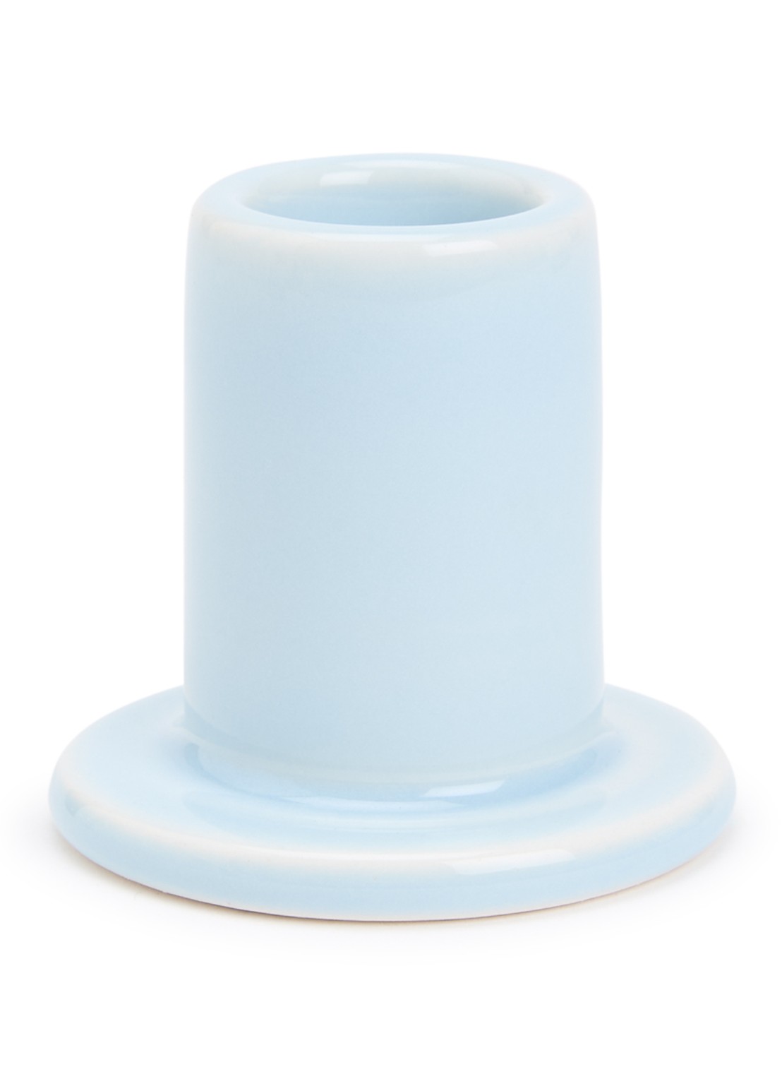 Hay Tube kandelaar 5 cm - voorkant lichtblauw