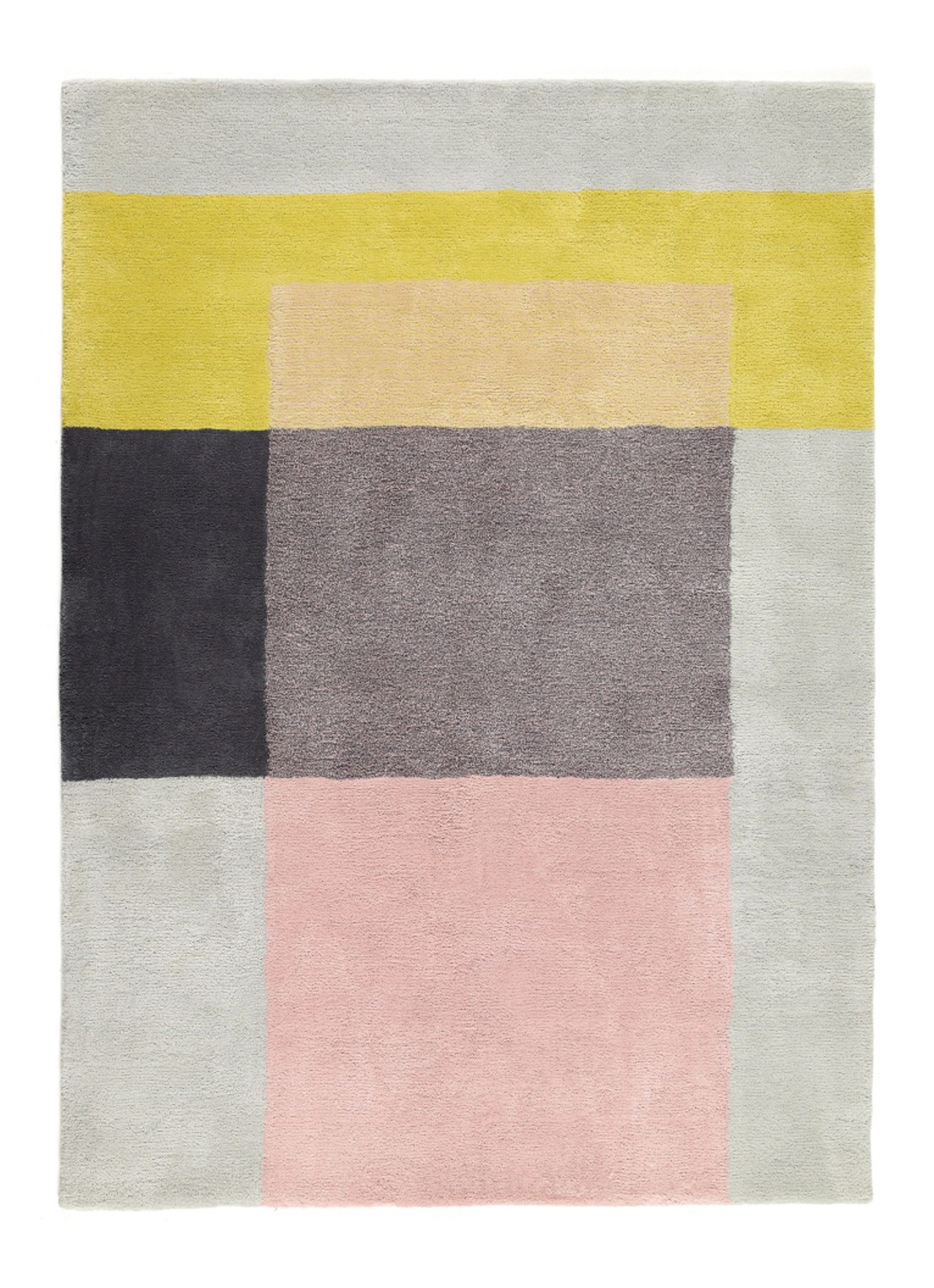 Hay Vloerkleed 170 x 240 cm - voorkant grijs