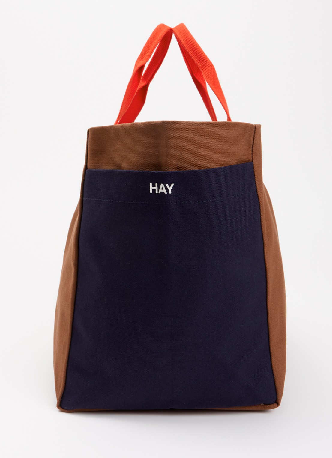Hay Weekend Small shopper van canvas - detail 2 bruin