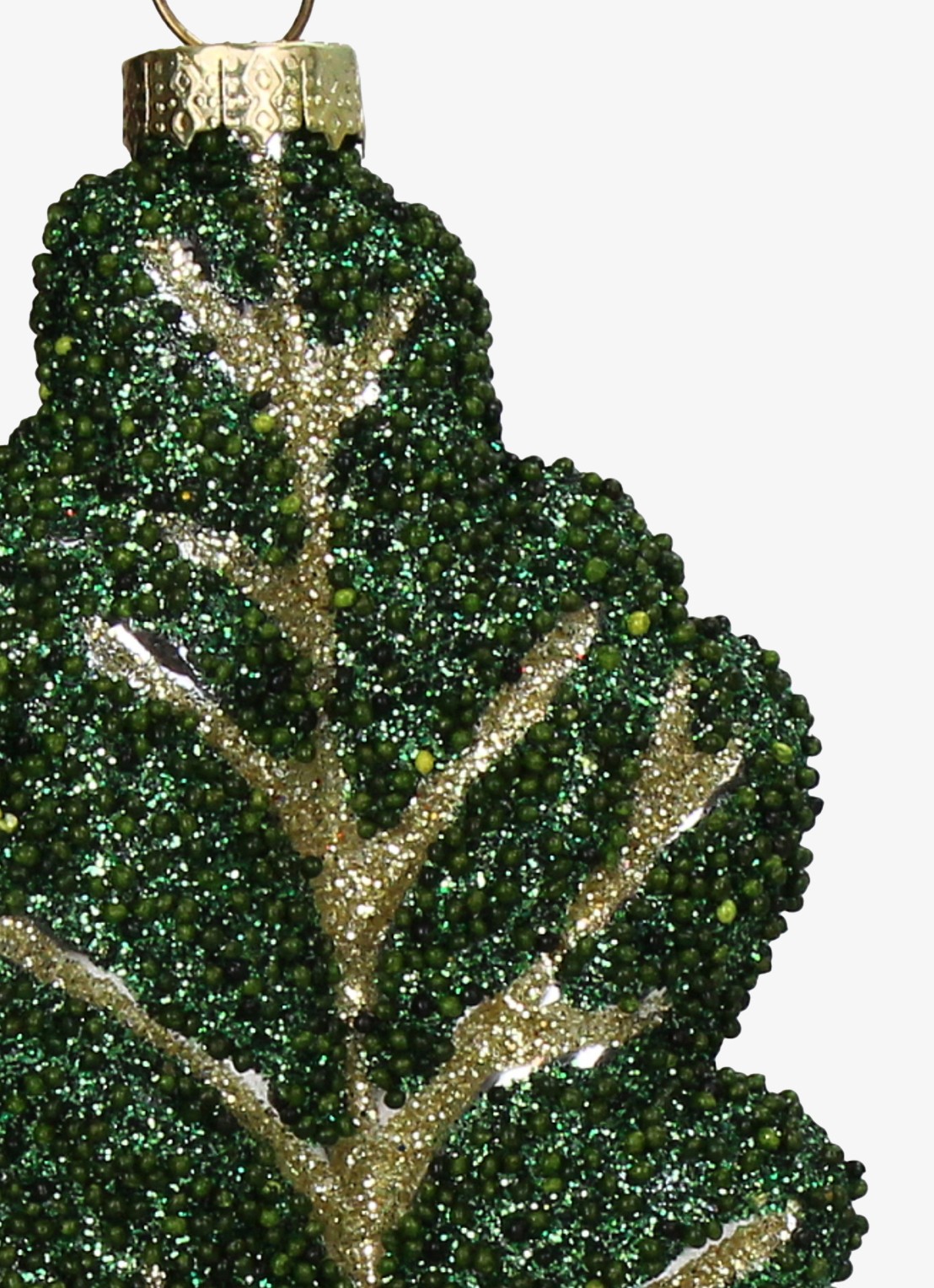 HD Collection Boerenkool kersthanger 16,3 cm - detail 3 groen