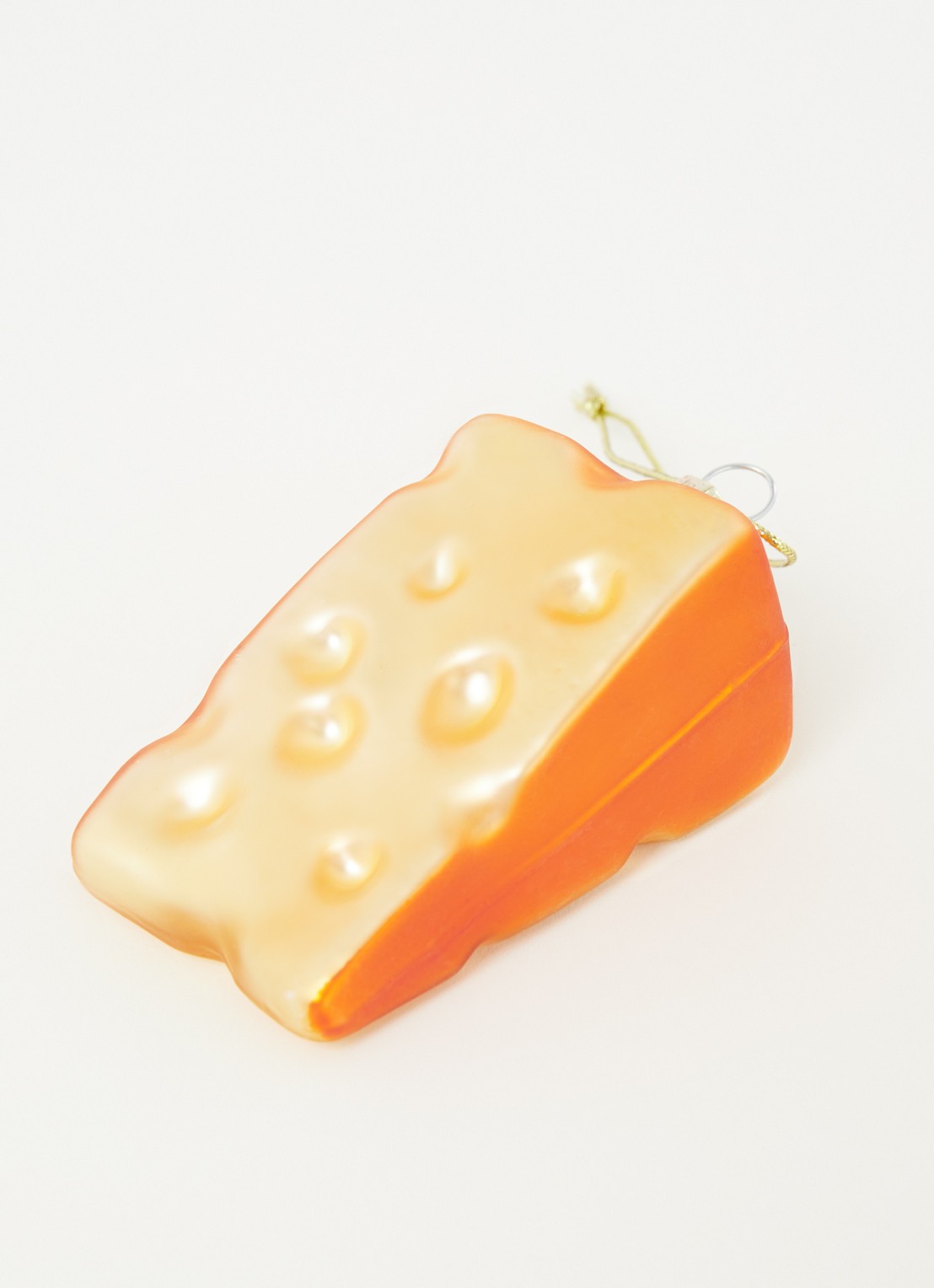 HD Collection Cheese kersthanger 10 cm - detail 3 goud