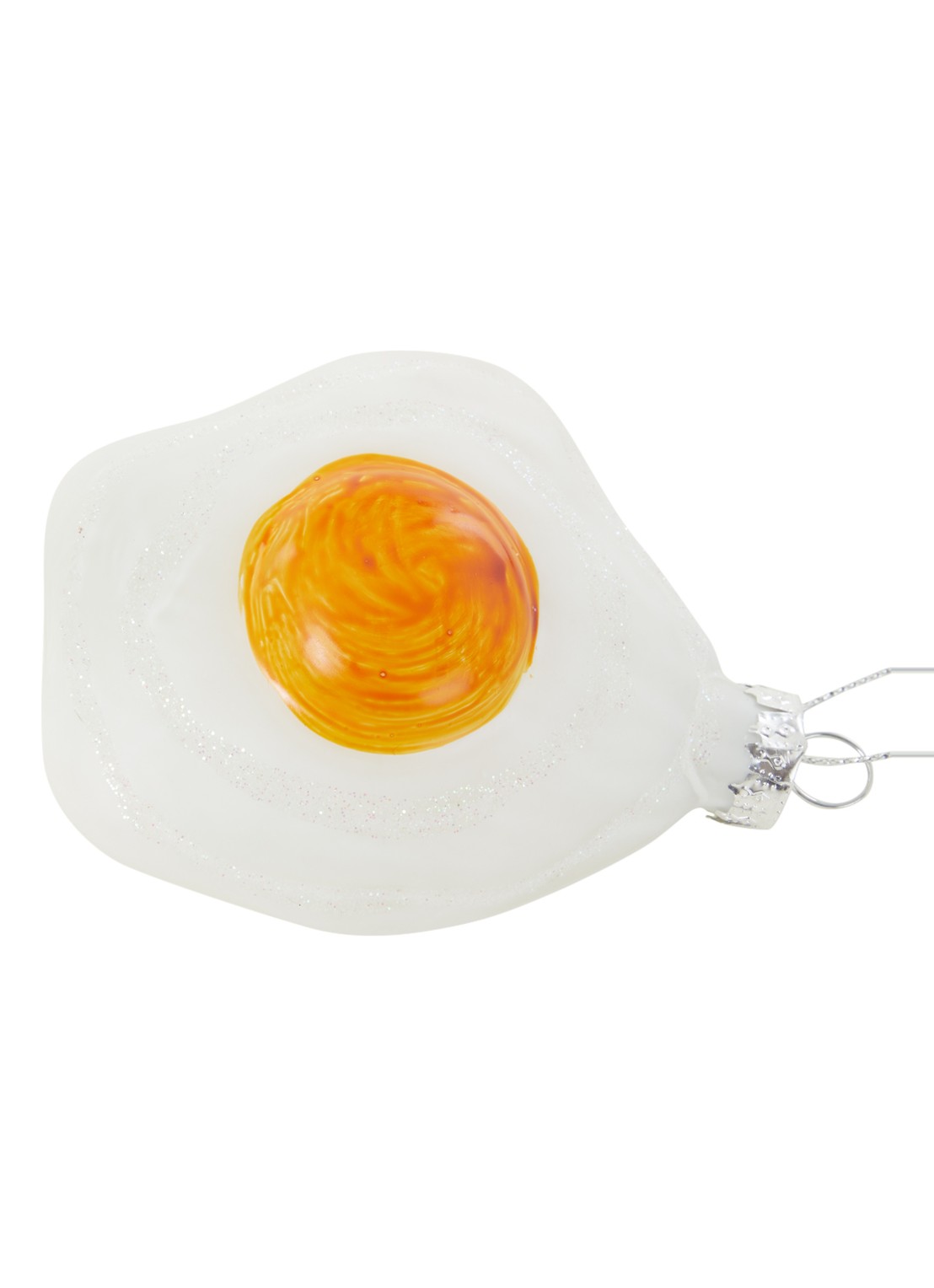 HD Collection Egg kersthanger 7,5 cm - detail 3 geel