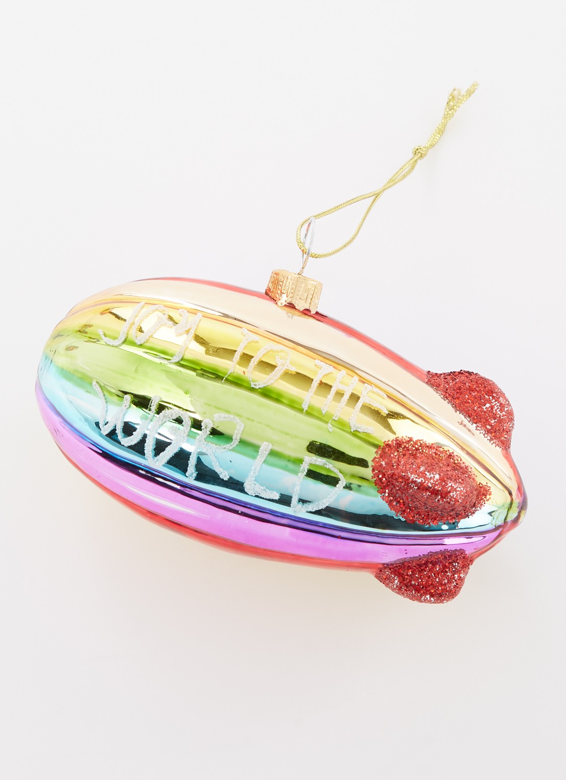 HD Collection Zeppelin kersthanger 11 cm - detail multicolor