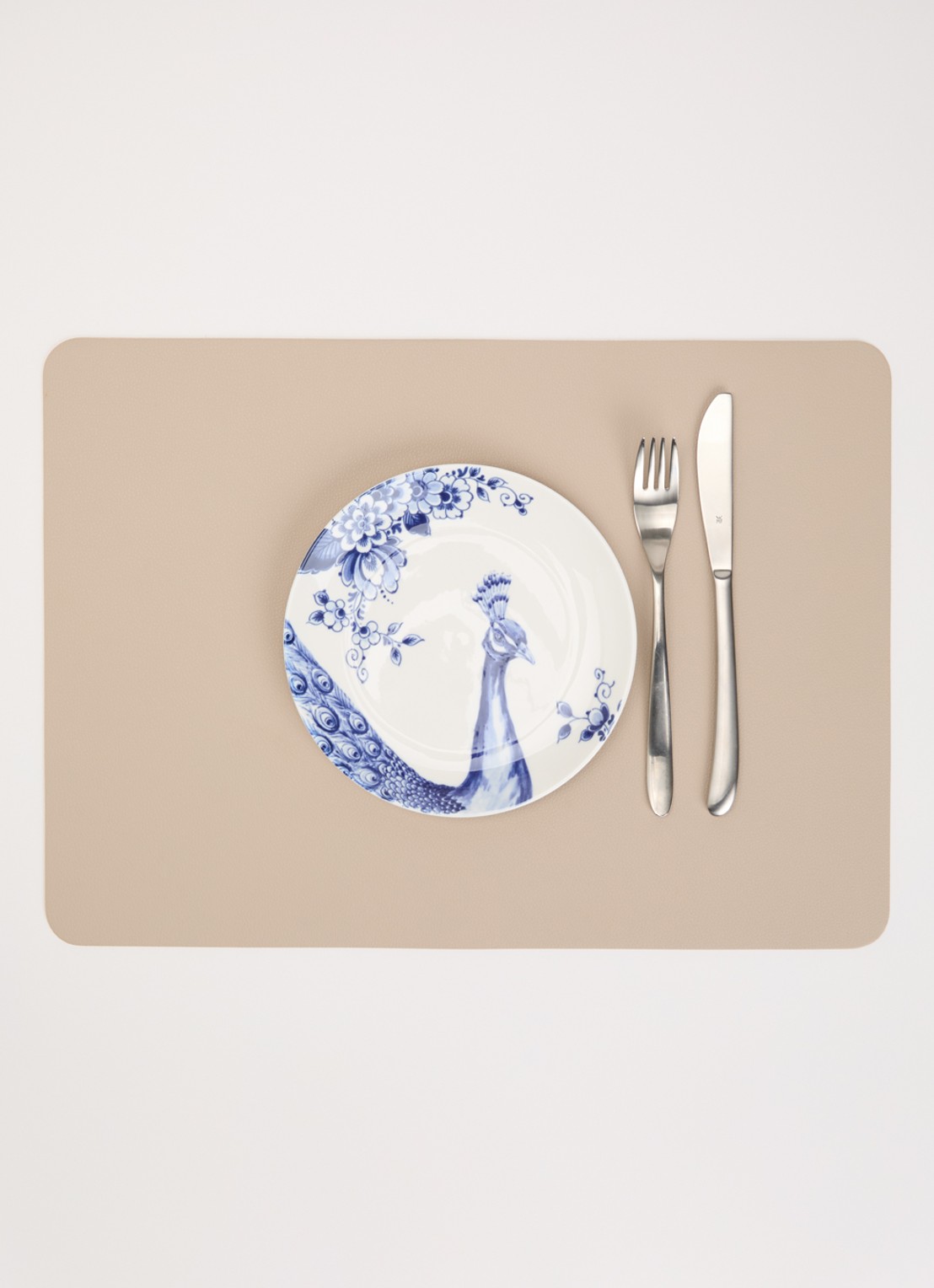Heinen Delfts Blauw Blauw Vouw ontbijtbord 19 cm  - detail 4 wit
