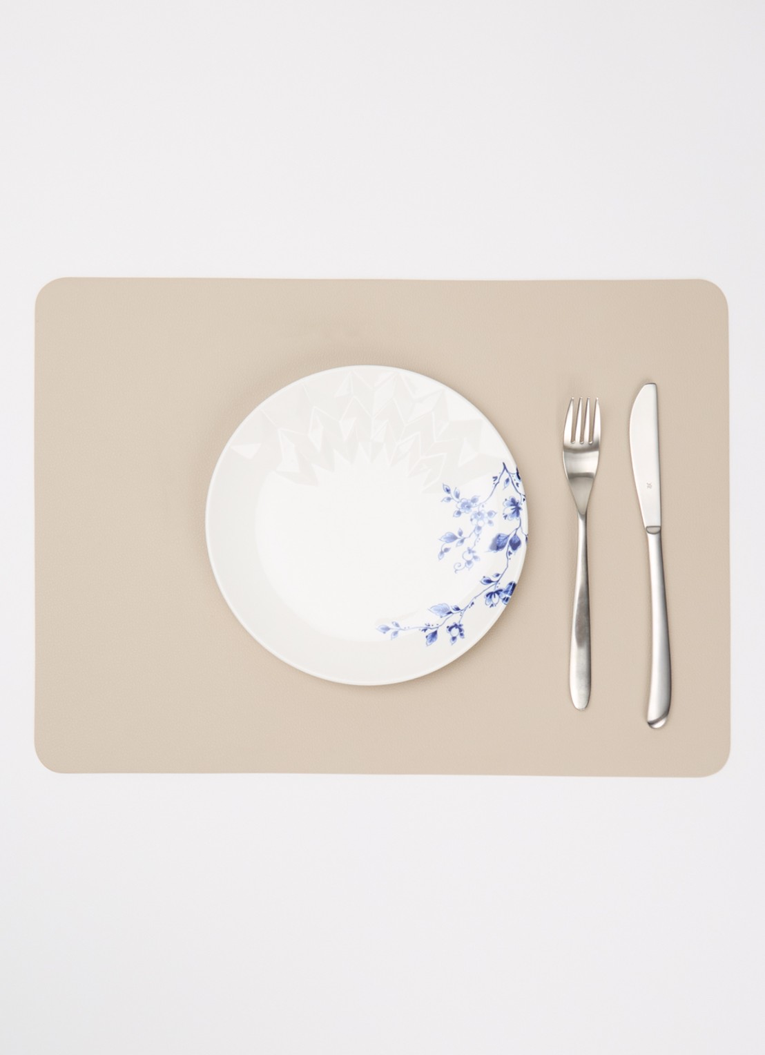 Heinen Delfts Blauw Blauw Vouw ontbijtbord 21 cm - detail 4 wit