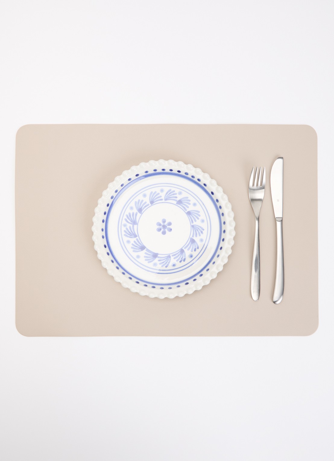 Heinen Delfts Blauw Majolica ontbijtbord 22 cm - detail 4 wit