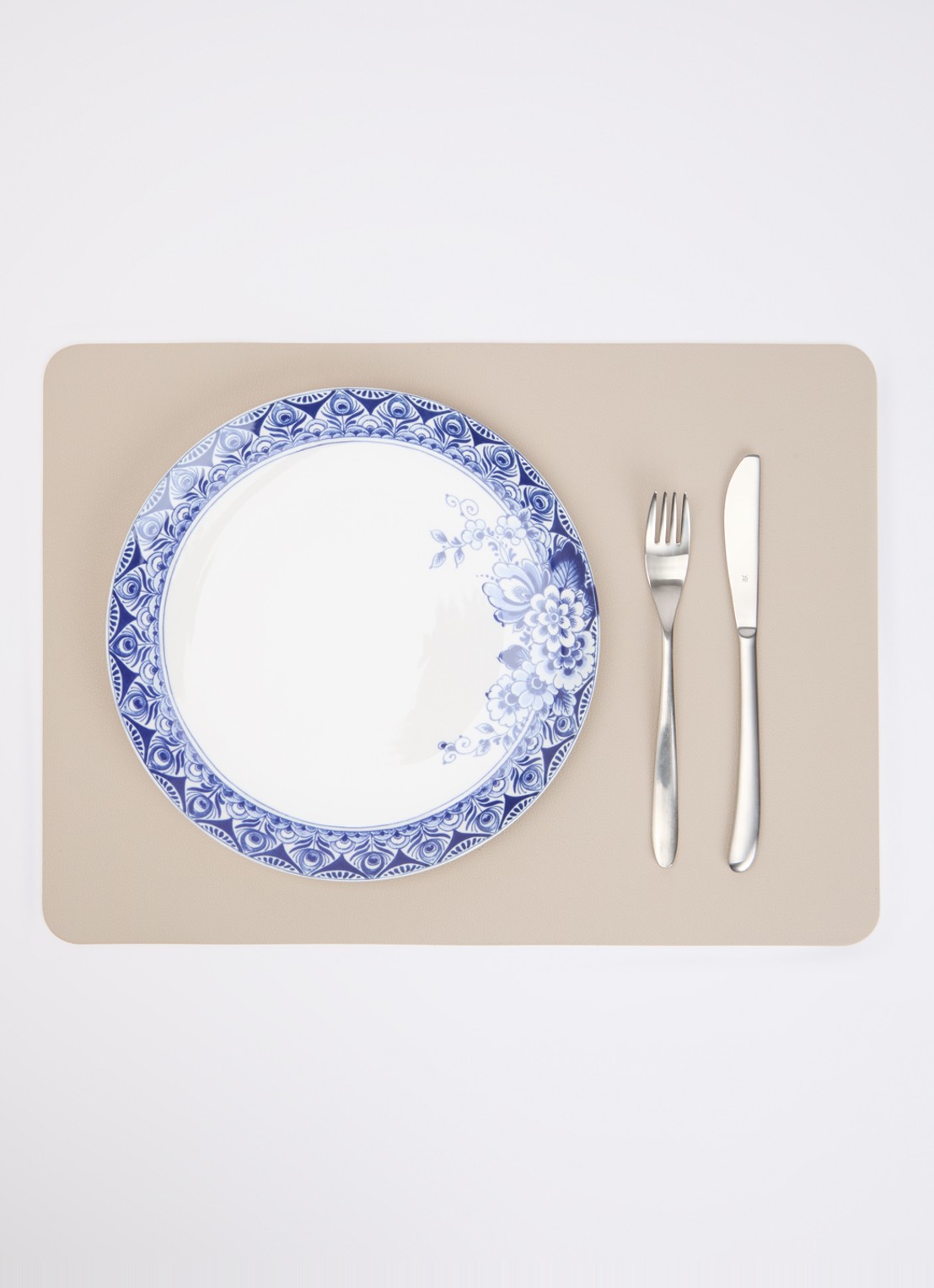 Heinen Delfts Blauw Paauw Blauw dinerbord 27 cm - detail 2 wit