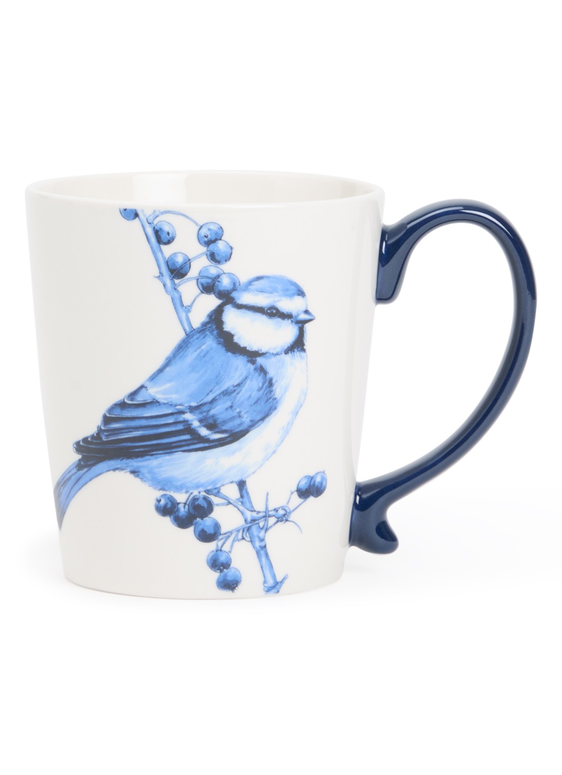 Heinen Delfts Blauw Pimpelmees kop 30 cl  - voorkant blauw