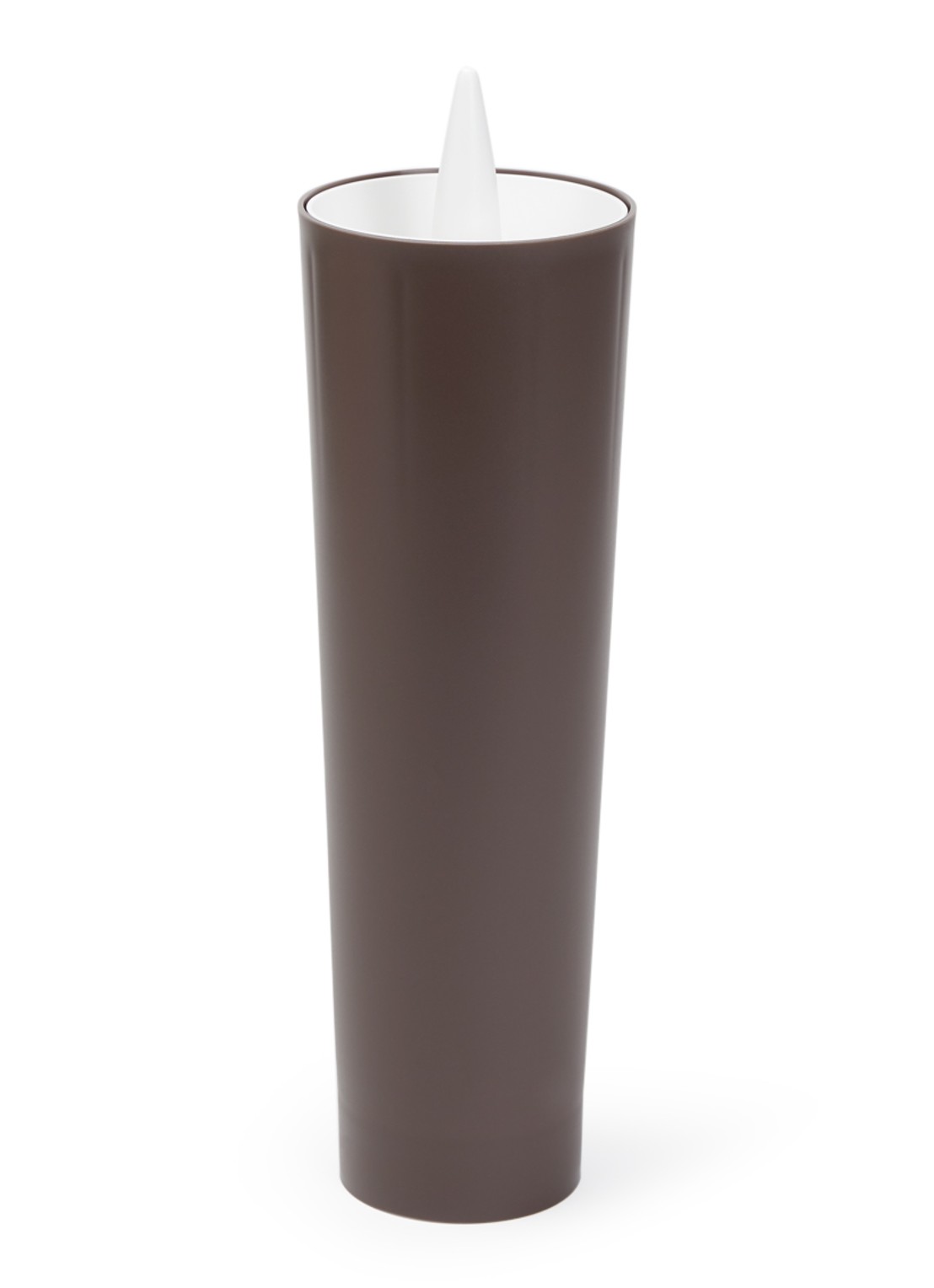 Heller Excalibur toiletborstel met houder 38 cm - voorkant chocoladebruin