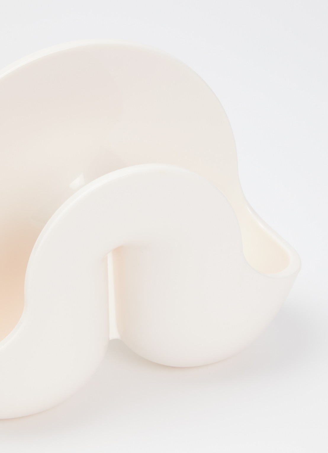 Heller Swell Mini kapstok 19 cm - voorkant 2 creme