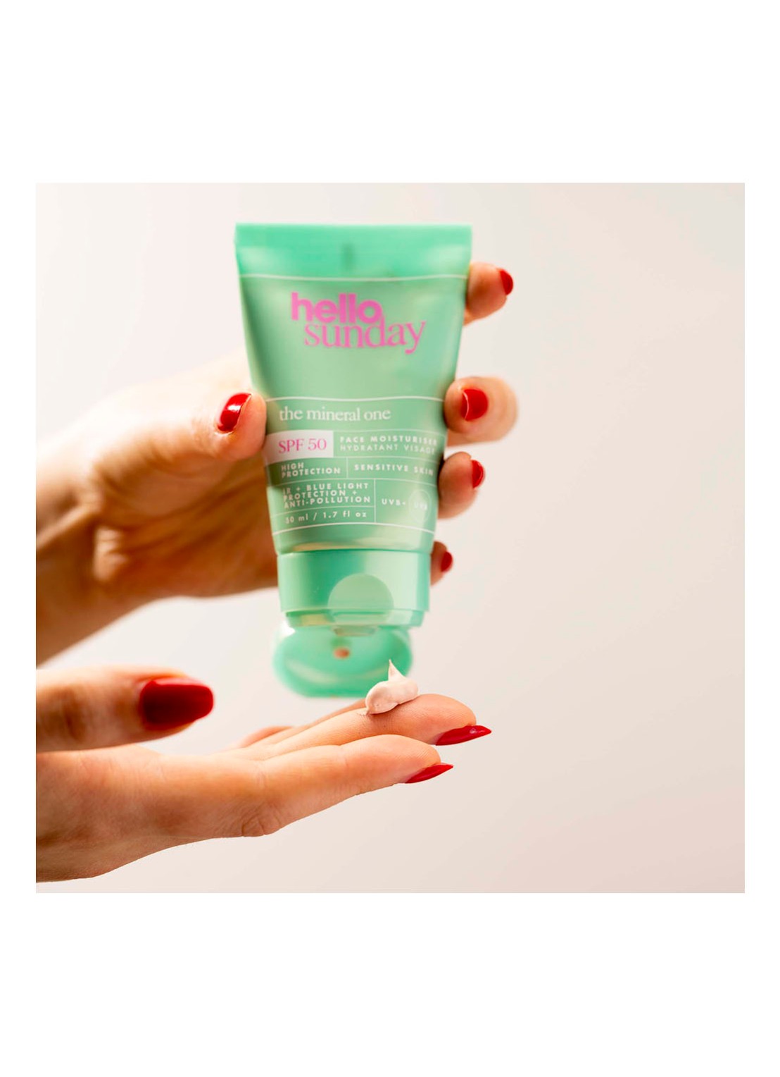 Hello Sunday The Mineral One Face Moisturiser SPF 50 - gezichtscrème - detail 3 undefined
