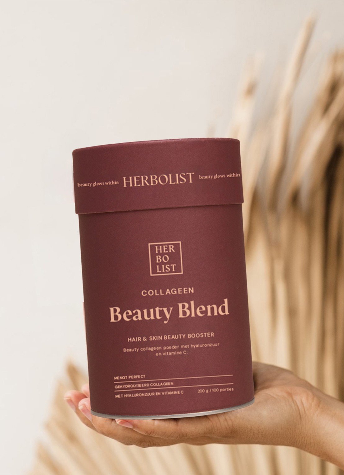 Herbolist Collageen Beauty Blend - voedingssupplement 200 gram - voorkant 4 undefined