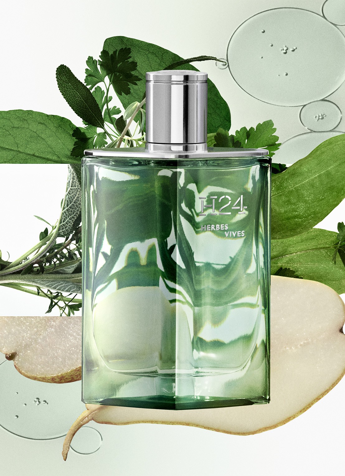 HERMÈS H24 Herbes Vives Eau de Parfum - voorkant 2 beige